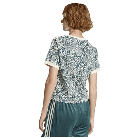 Adidas Γυναικεία κοντομάνικη μπλούζα Originals x Liberty London Allover Print Cali Tee